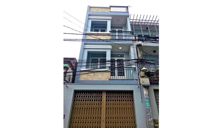 NHÀ 1/ AO ĐÔI - HẺM 7M THÔNG MÃ LÒ - 48M2 - 4 TẦNG 4PN GIÁ 4.8 TỶ